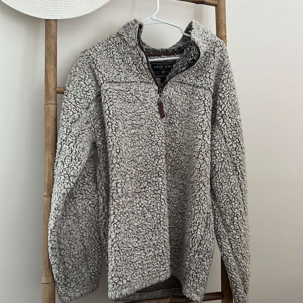 True Grit Frosty Pile 1/4 Zip Pullover